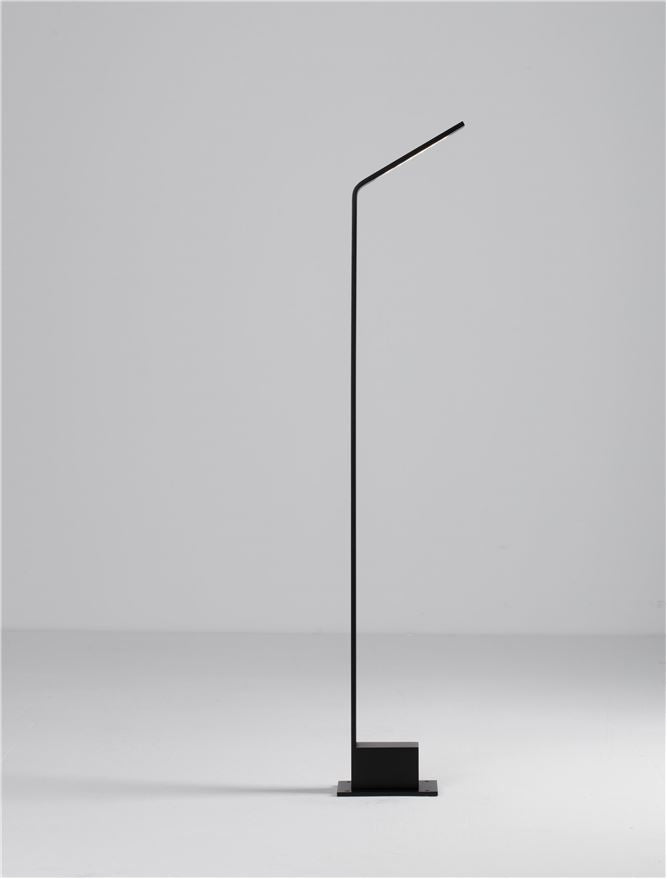 Външен пендел VEL LED 7W Пясъчно черен алуминий ⌀9.5 H80см IP65