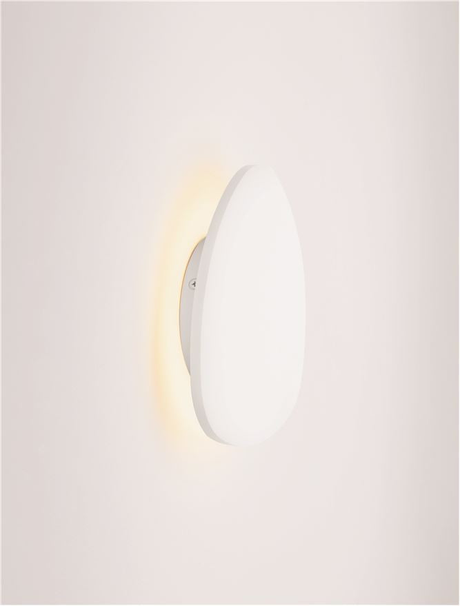 Висящо осветително тяло (пендел) ATENA 8W LED Пясъчно бял алуминий ⌀20 H3.5см