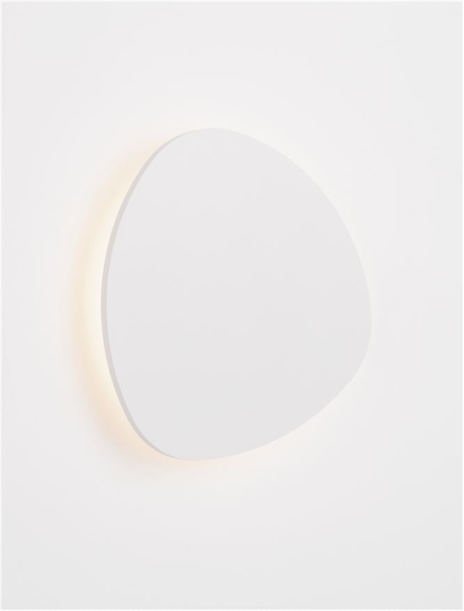 Висящо осветително тяло (пендел) ATENA 12W LED Пясъчно бял алуминий ⌀25 H3.5см