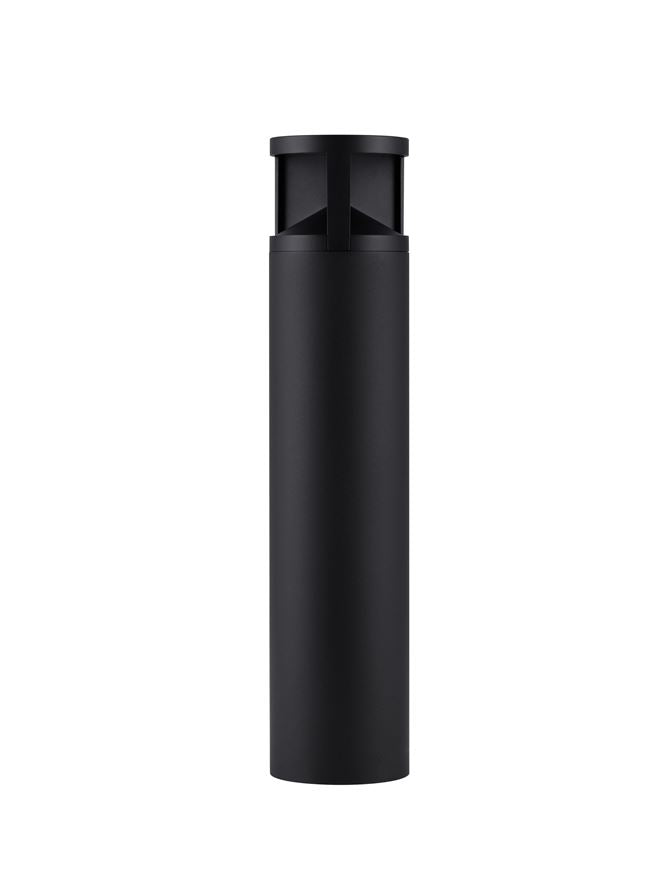 Външен аплик SOUL LED 24W Пясъчно черен алуминий и стъкло ⌀16 H73см IP65