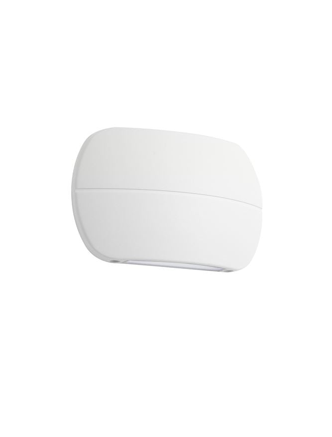 Външен аплик PRATO 10W LED Пясъчно бял алуминий и стъкло IP65 3000K