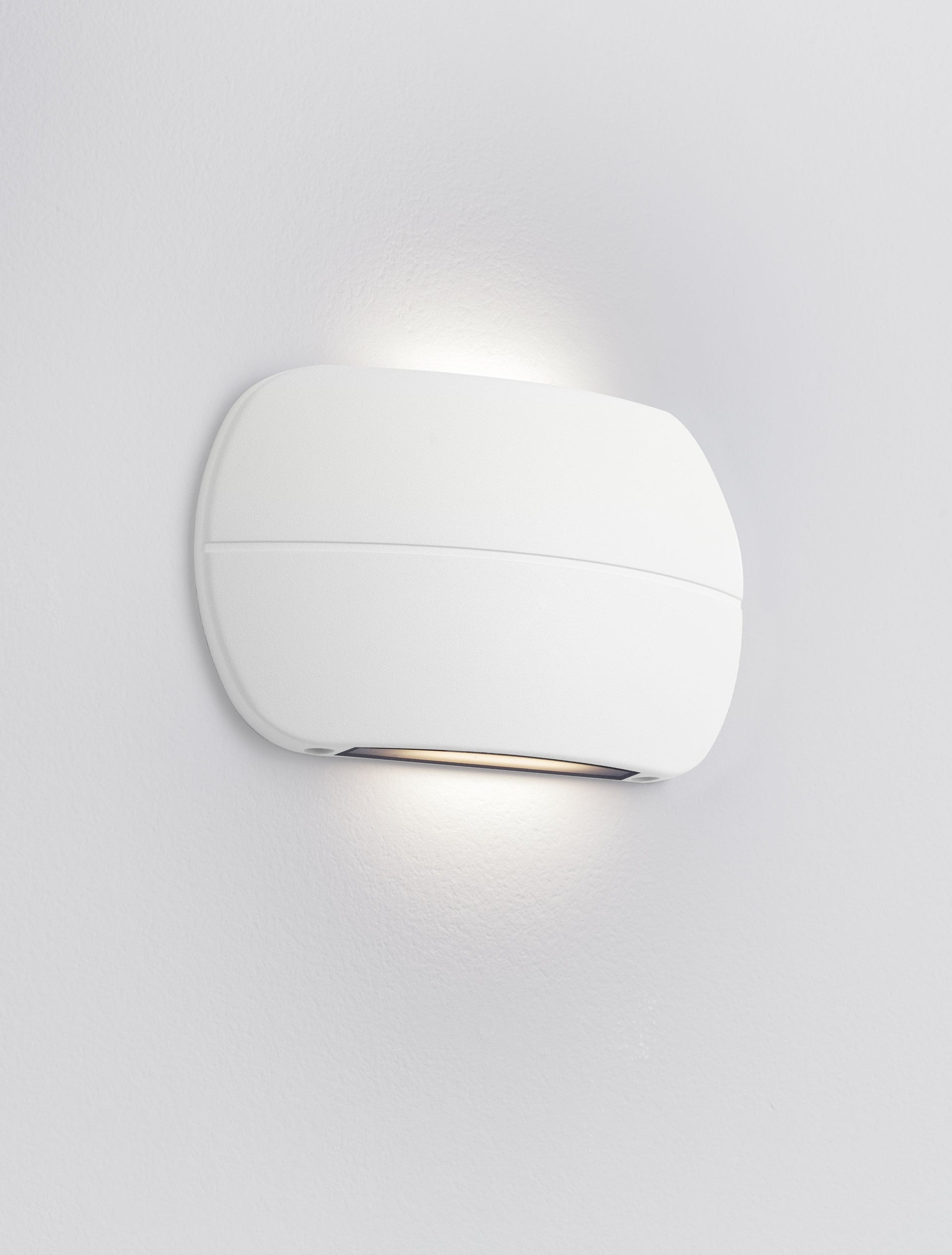 Външен аплик PRATO 10W LED Пясъчно бял алуминий и стъкло IP65 3000K