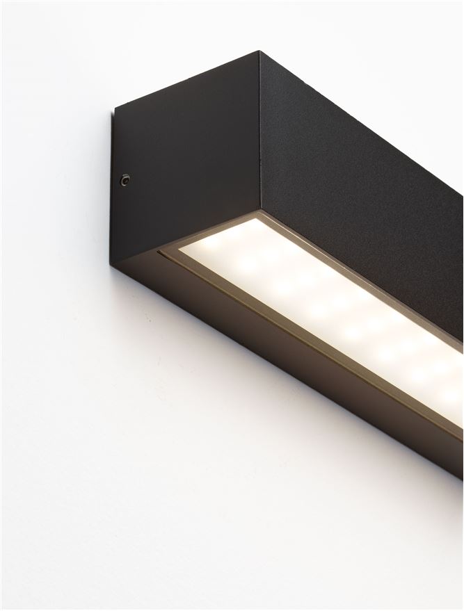 Градинска лампа FLORA 10W Пясъчно черен алуминий с дифузер IP54 3000K L23см