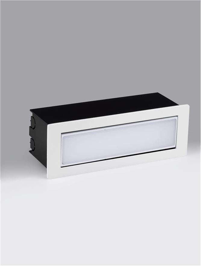 Външен аплик ECHO 6W Пясъчно бял алуминий IP54