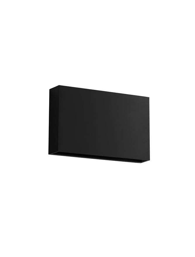Външен аплик YOKO 7W LED Пясъчно черен акрил и поликарбонат IP65 3000K