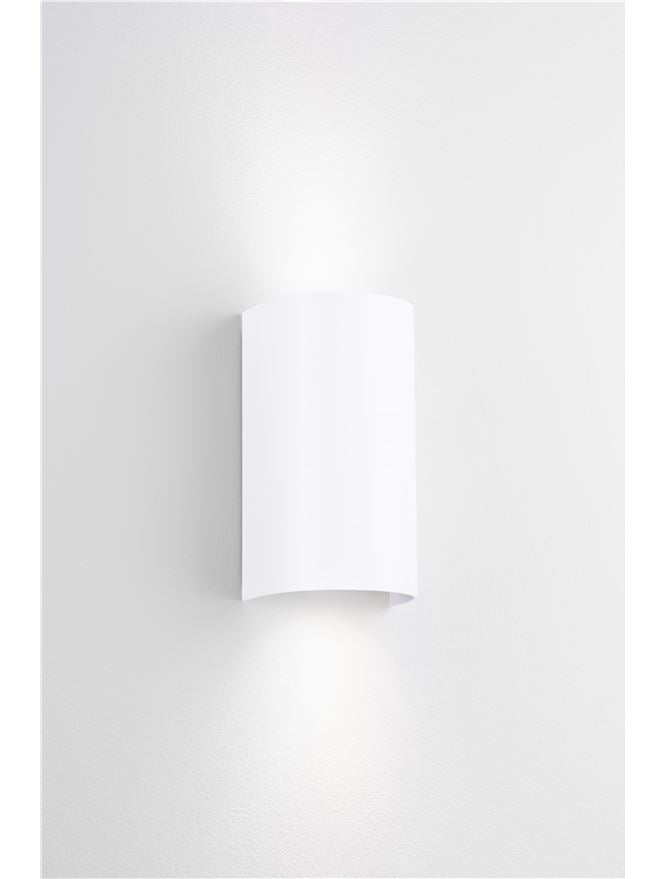 Външен аплик YORK 2x10W GU10 LED Пясъчно бял акрил и поликарбонат IP65 без крушка