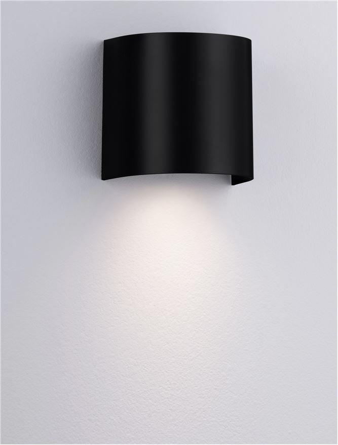 Външен аплик YORK 10W GU10 LED Пясъчно черен акрил и поликарбонат IP65 без крушка