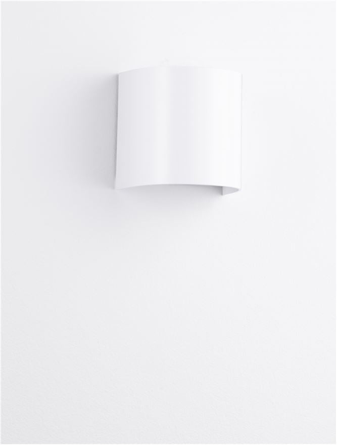Външен аплик YORK 10W GU10 LED Пясъчно бял акрил и поликарбонат IP65 без крушка