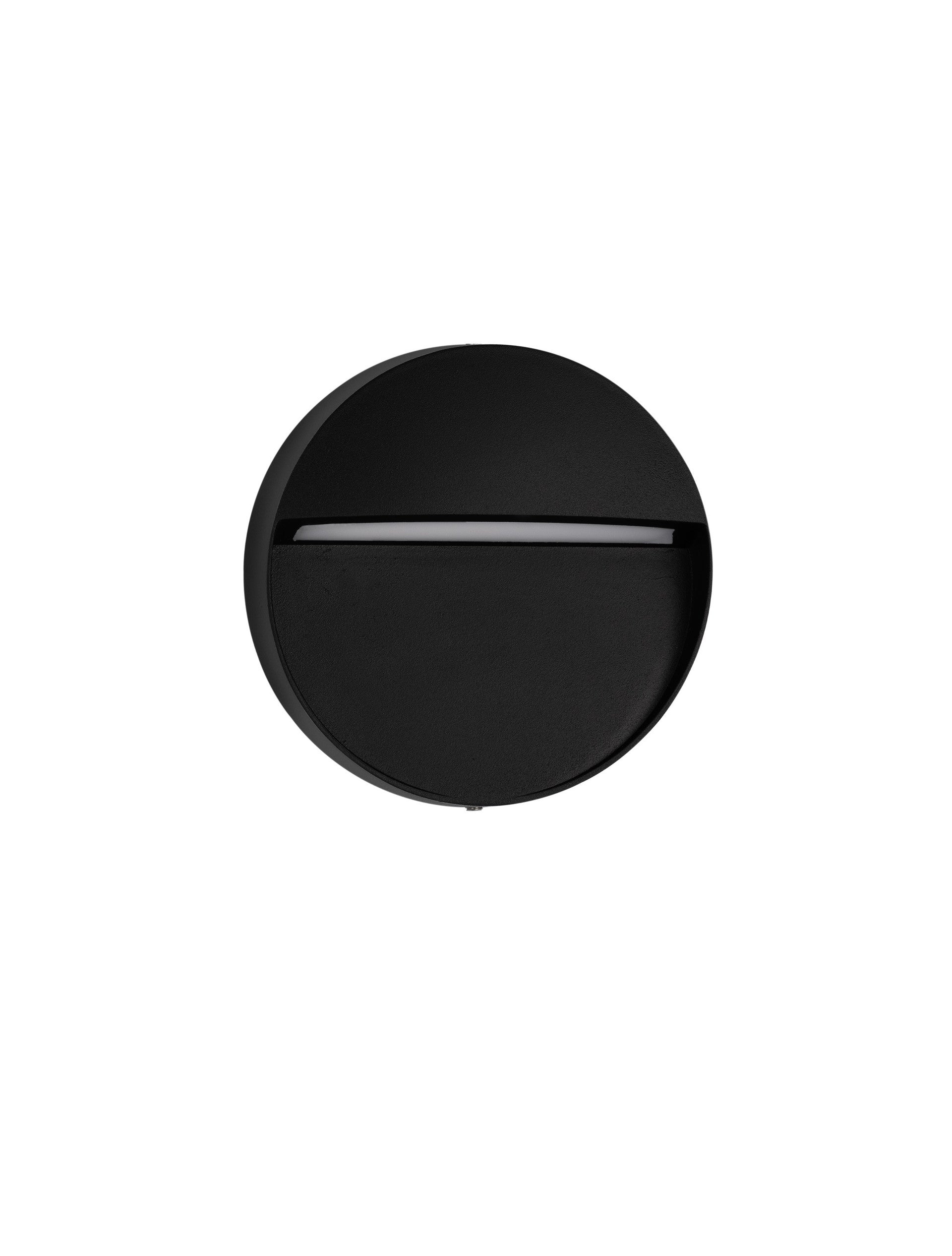 Външен аплик NECTAR 3W LED Тъмен антрацит алуминий и поликарбонат IP65 ⌀12 H2.8см