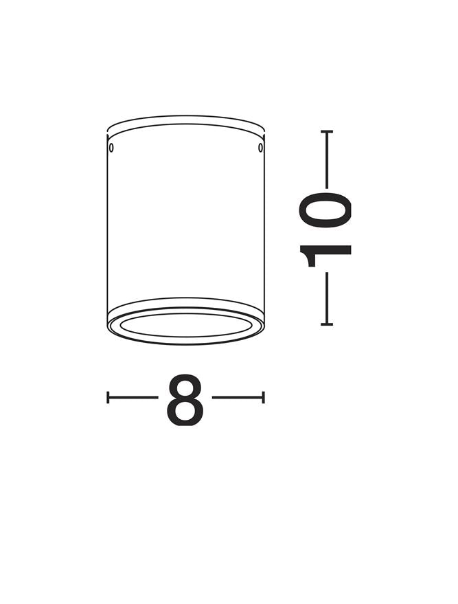 Външен аплик LUMINA 9W Тъмен антрацит алуминий