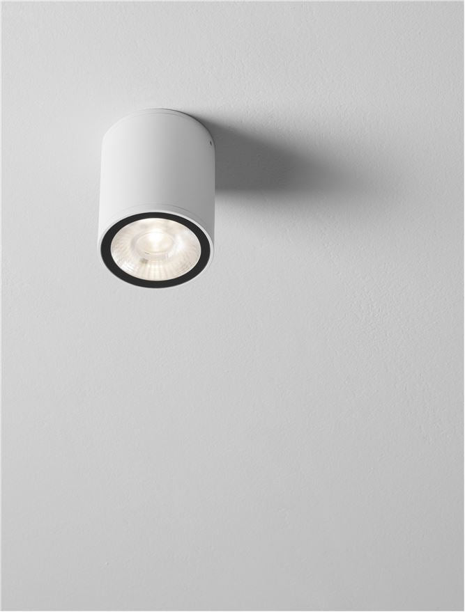 Външен аплик LUMINA 9W Пясъчно бял алуминий
