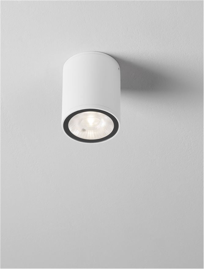 Външен аплик LUMINA 9W Пясъчно бял алуминий