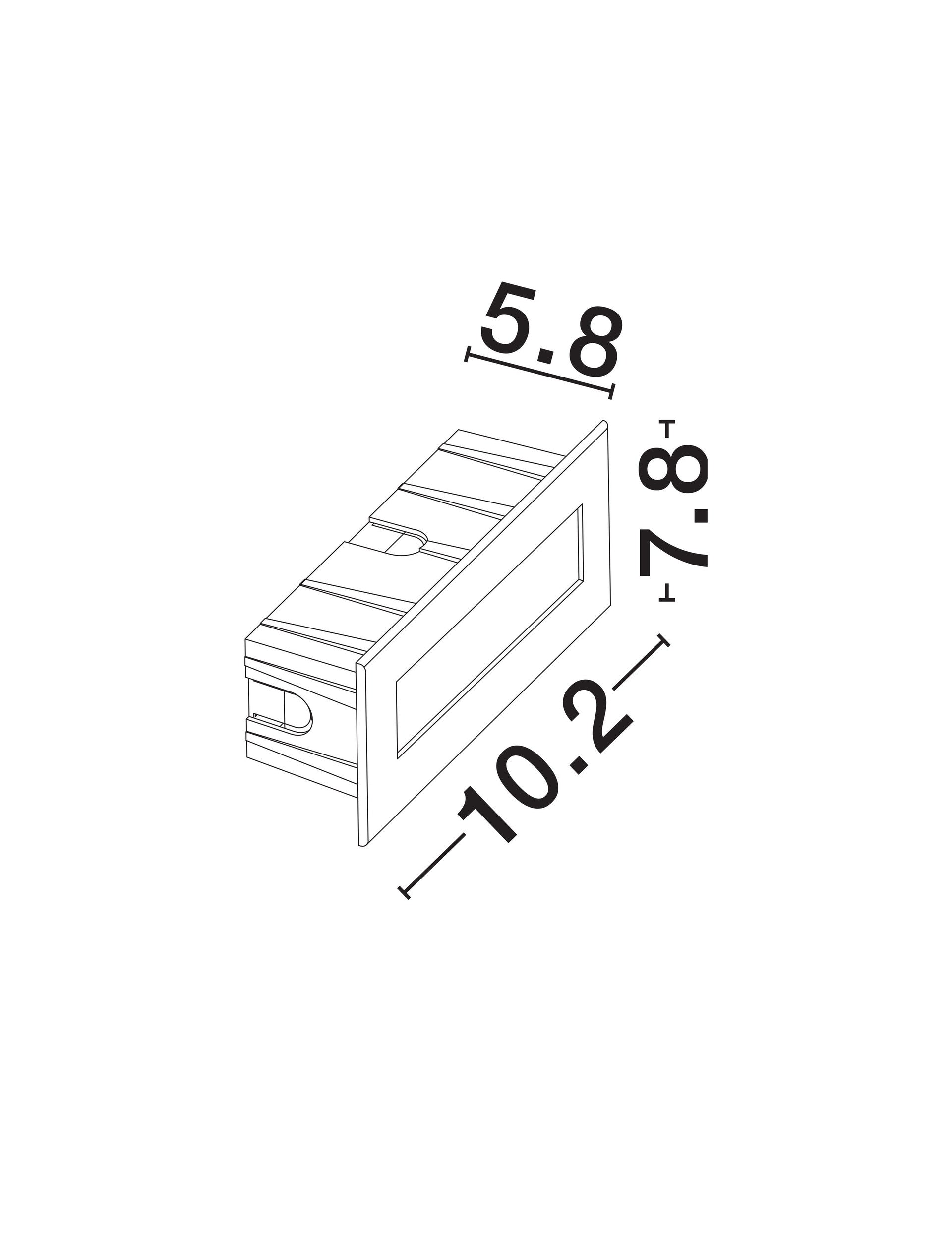 Външен аплик OLIN 3W Пясъчно бял алуминий IP65
