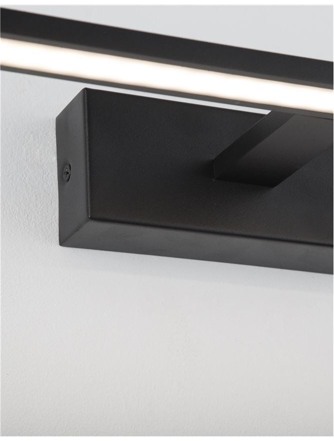 Висящо осветително тяло (пендел) MONDRIAN 12W LED Пясъчно черен алуминий и акрил IP44
