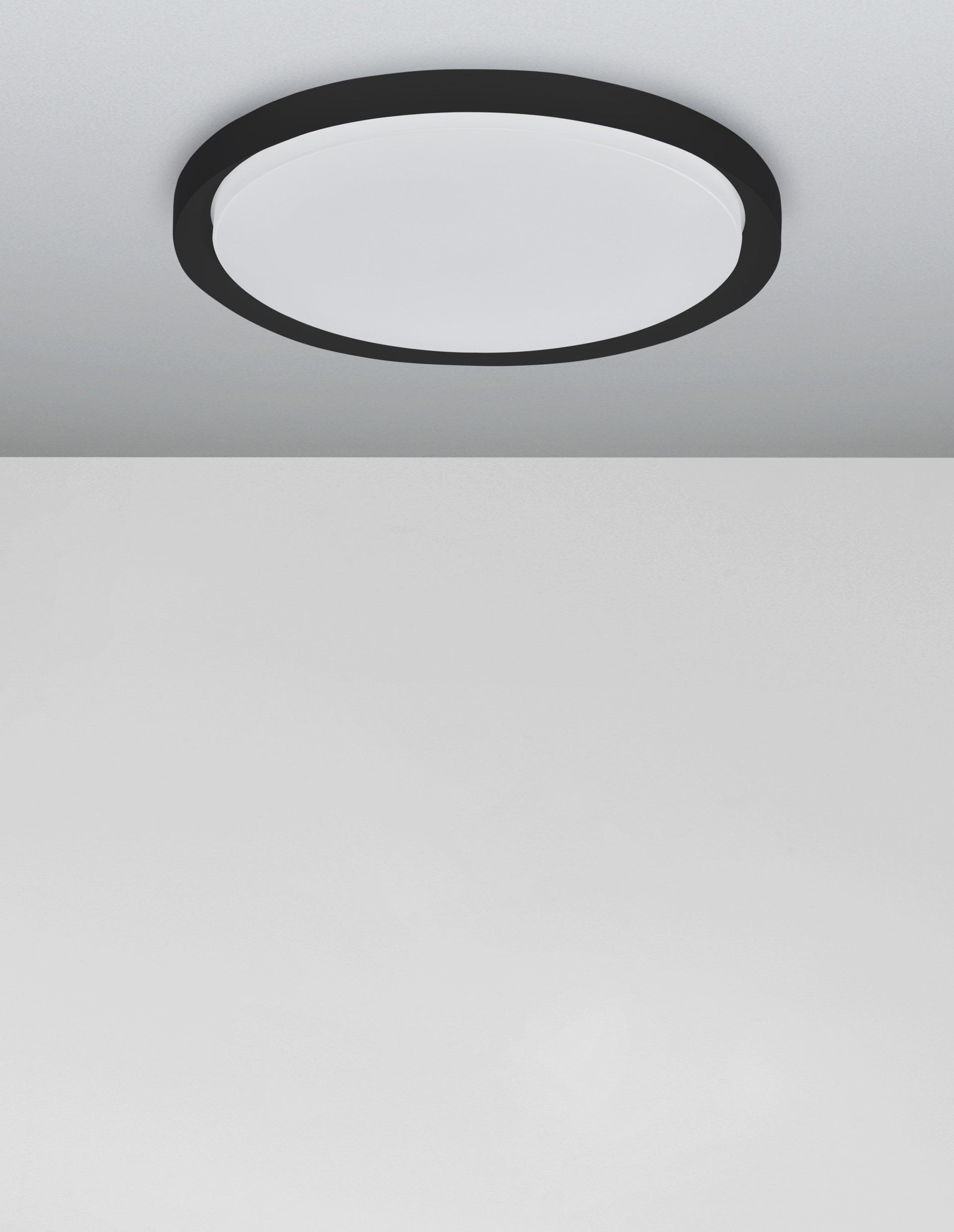 Висяща лампа TROY 50W LED, черен мат метал, акрил ⌀56 H7.5см