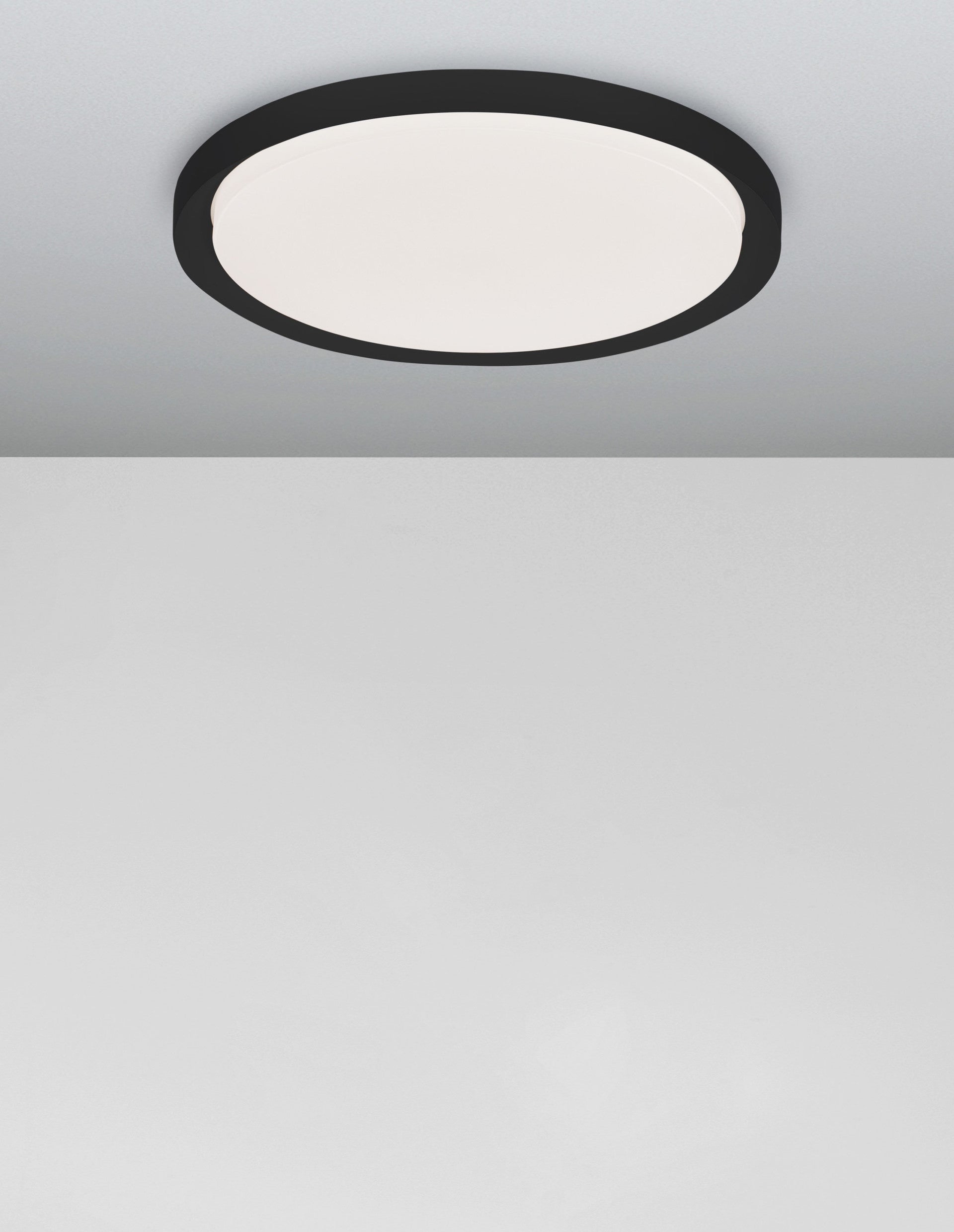 Висяща лампа TROY 50W LED, черен мат метал, акрил ⌀56 H7.5см