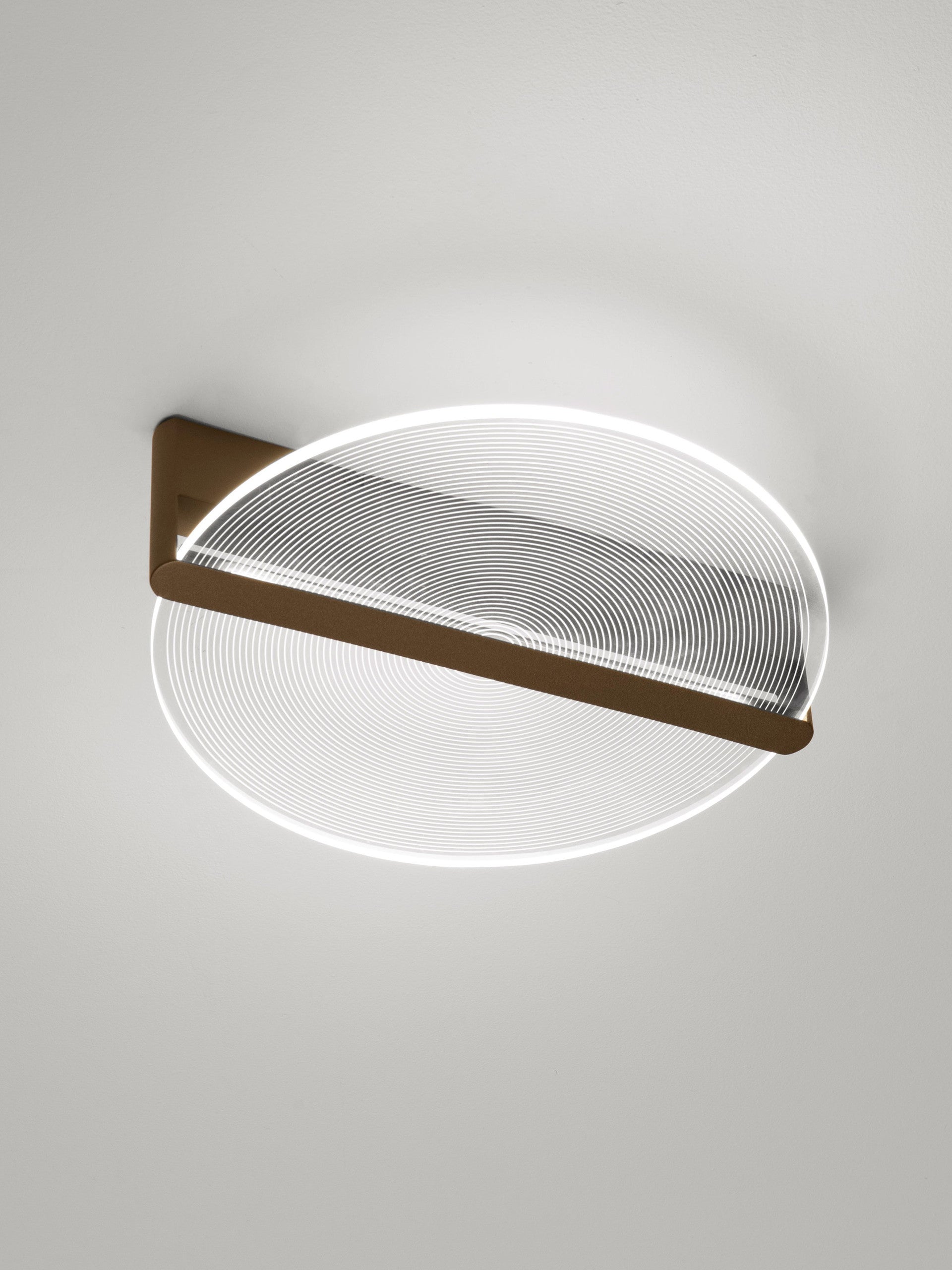 Висящо осветително тяло (пендел) NOAH 29W Кафяв алуминий и акрил