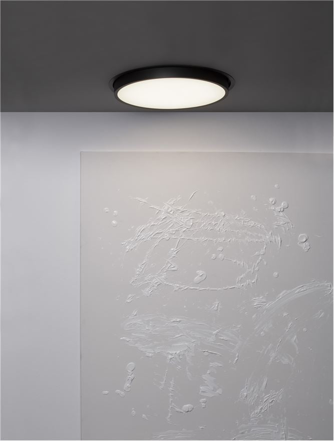 Вградено осветително тяло PERFECT LED 24W 2700-6000K Пясъчно черен алуминий