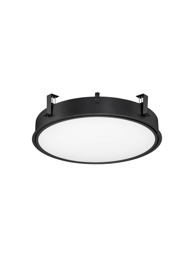 Вградено осветително тяло PERFECT LED 40W 2700-6000K Пясъчно черен алуминий