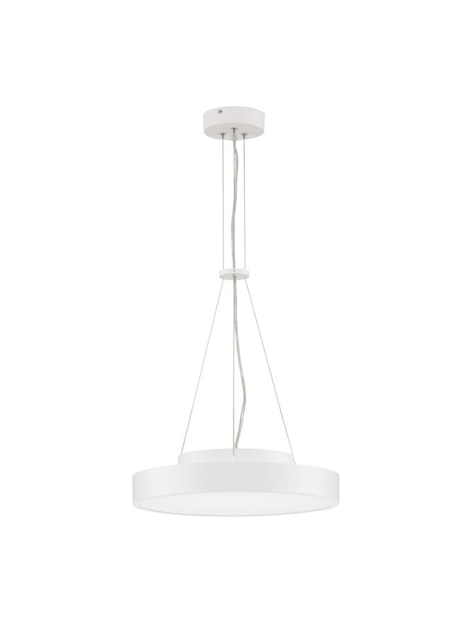 Техническо осветление PERFECT 24W Пендел Пясъчно бял алуминий акрил