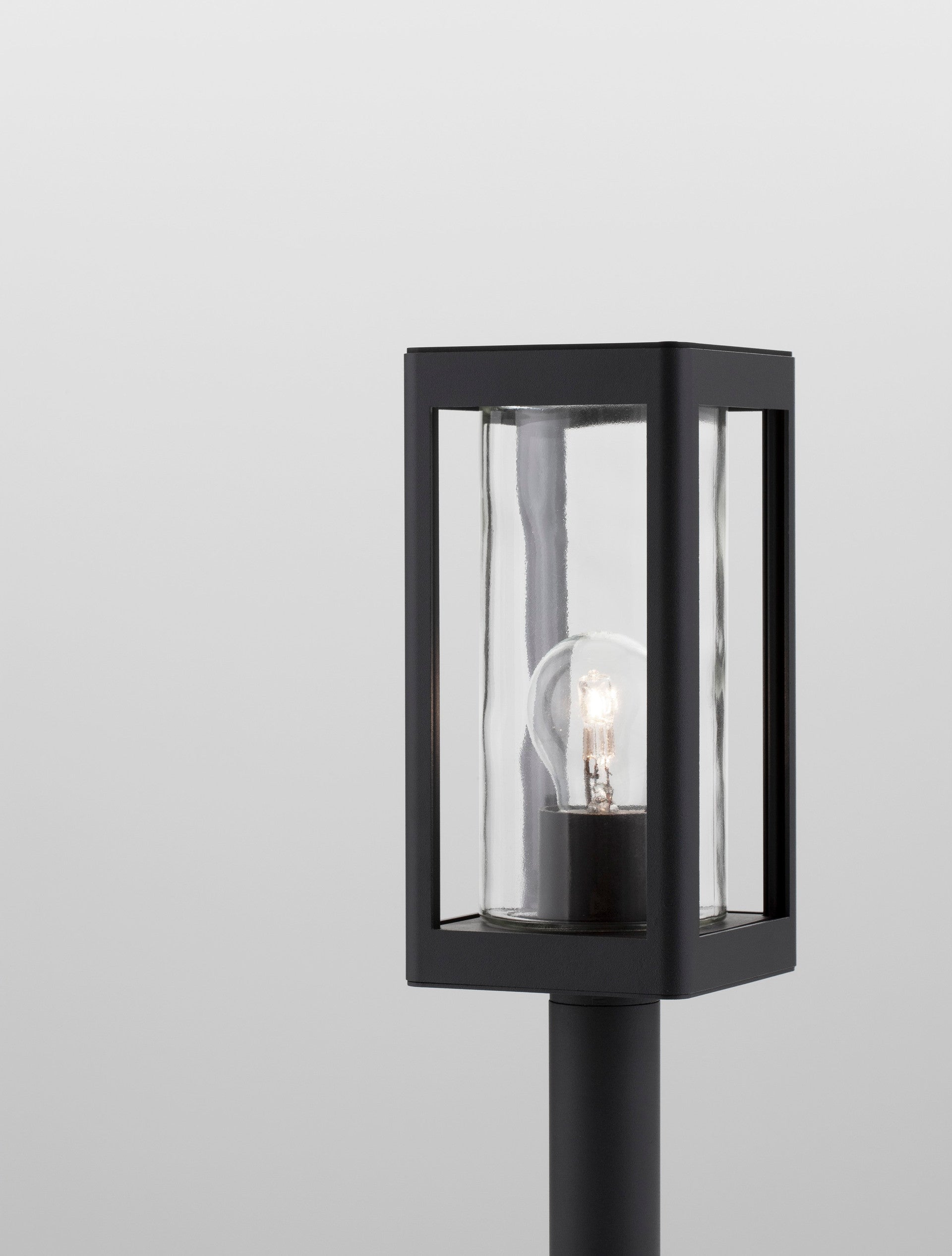 Външен аплик FIGO 12W Тъмен антрацит алуминий прозрачно стъкло IP54
