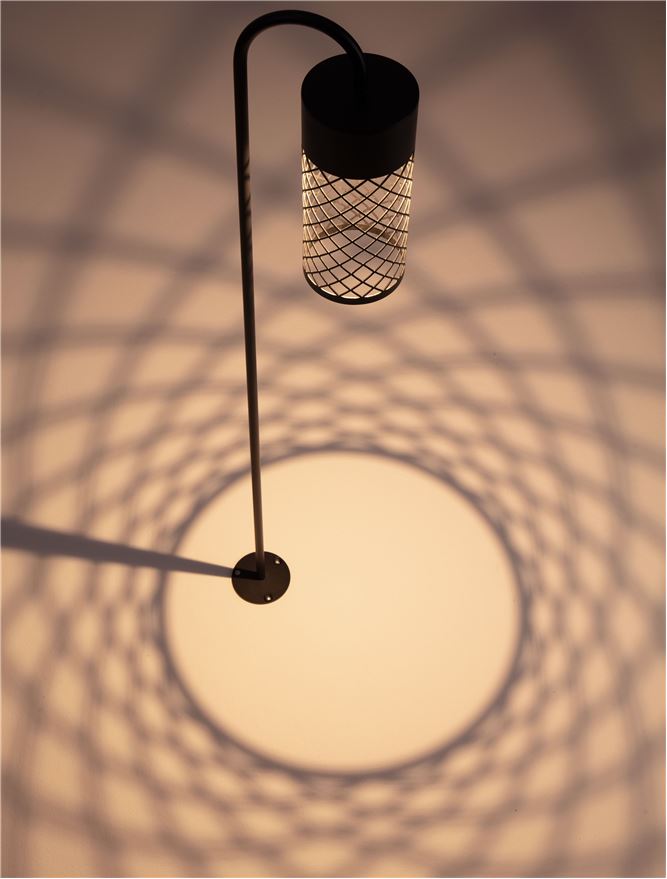 Градинска лампа MOTLEY 9W Пясъчно черен алуминий и стомана IP65 ⌀10 W18.5 H100см