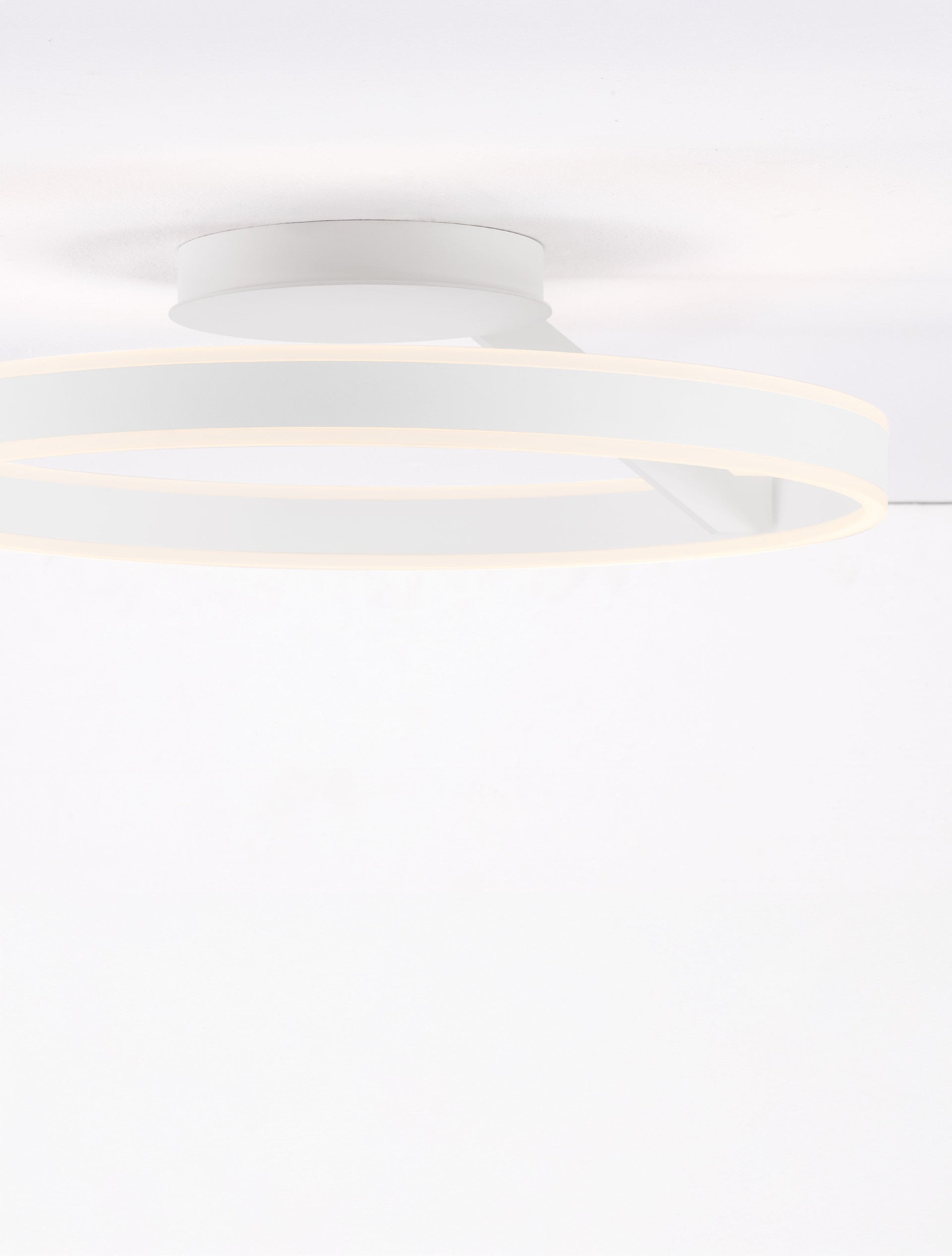 Висящо осветително тяло (пендел) BIANCO 40W LED Пясъчно бял алуминий и акрил ⌀60