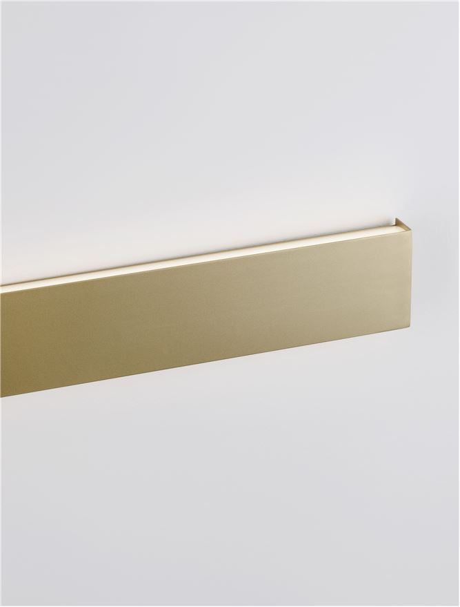 Висящо осветително тяло (пендел) SELINE 20W Златист алуминий IP44