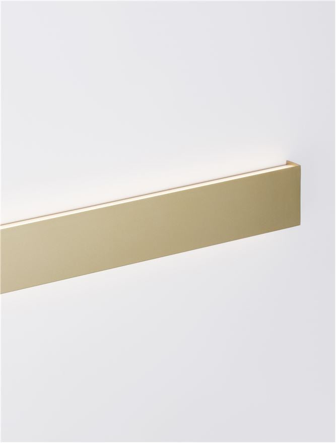 Висящо осветително тяло (пендел) SELINE 36W Златист алуминий IP44