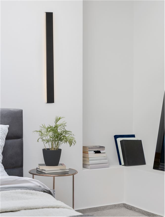 Висящо осветително тяло (пендел) SELINE 36W Пясъчно черен алуминий IP44