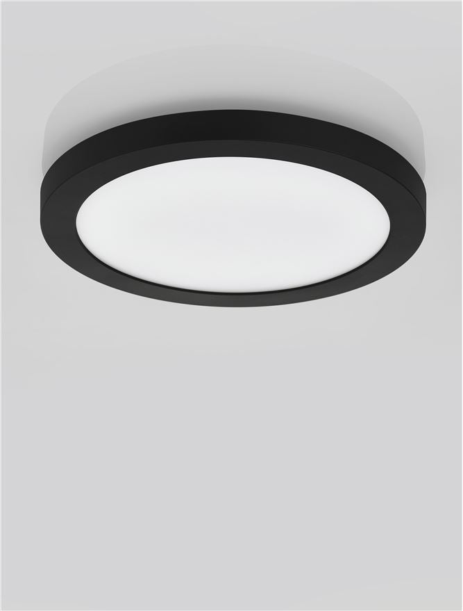 Техническо осветление CERIUM 24W Плафон IP54 черен