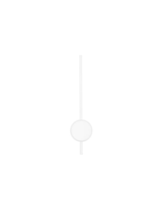 Висящо осветително тяло (пендел) CLOCK 18W Пясъчно бял алуминий и акрил