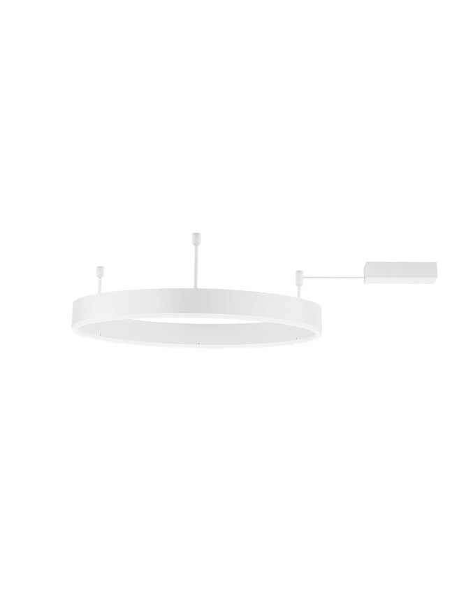Висящо осветително тяло (пендел) MOTIF 46W LED 3000K Триак димируем Пясъчно бял алуминий акрил