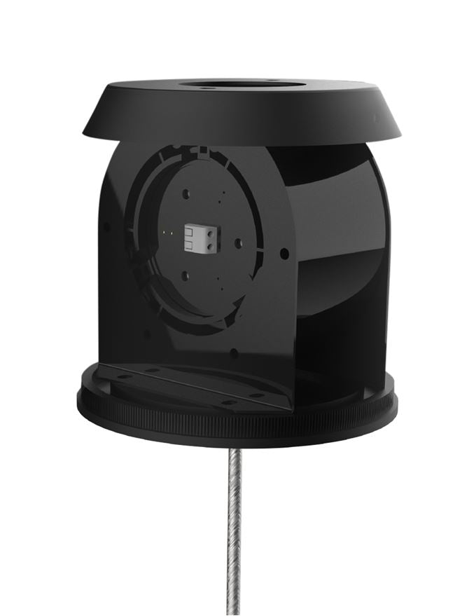 Техническо осветление SMART LINA офис LED 16W 3000K димируем с датчик Черен L1252 W35 H70мм
