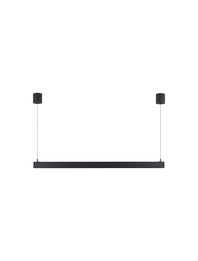 Техническо осветление SMART LINA офис LED 25W 4000K димируем с датчик Бял/Черен L1522 W35 H70мм