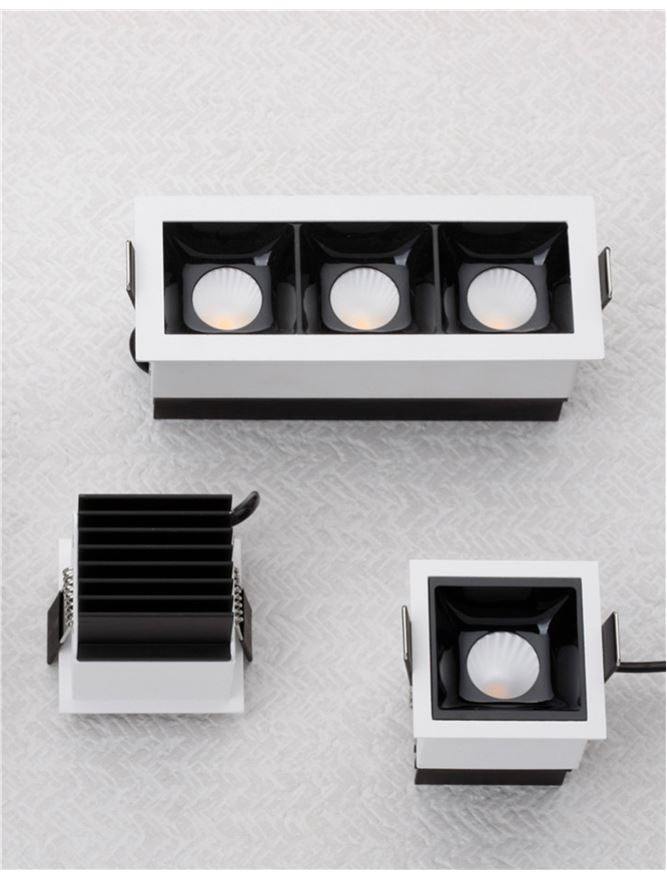 LED спот SOREL 14W Вграден Бял и черен 3000K