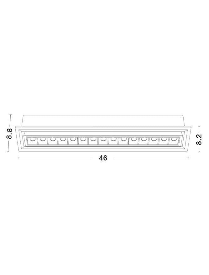 Магнитен спот 48V CANTIA 22.5W 3000K Бял/Черен алуминий