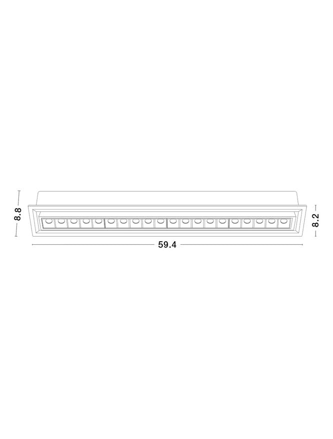 Магнитен спот 48V CANTIA 30W 3000K Бял/Черен алуминий