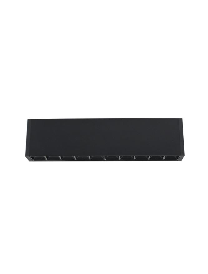 Техническо осветление LINA офис LED 10W 4000K Черен IP20 L278 W35 H70мм