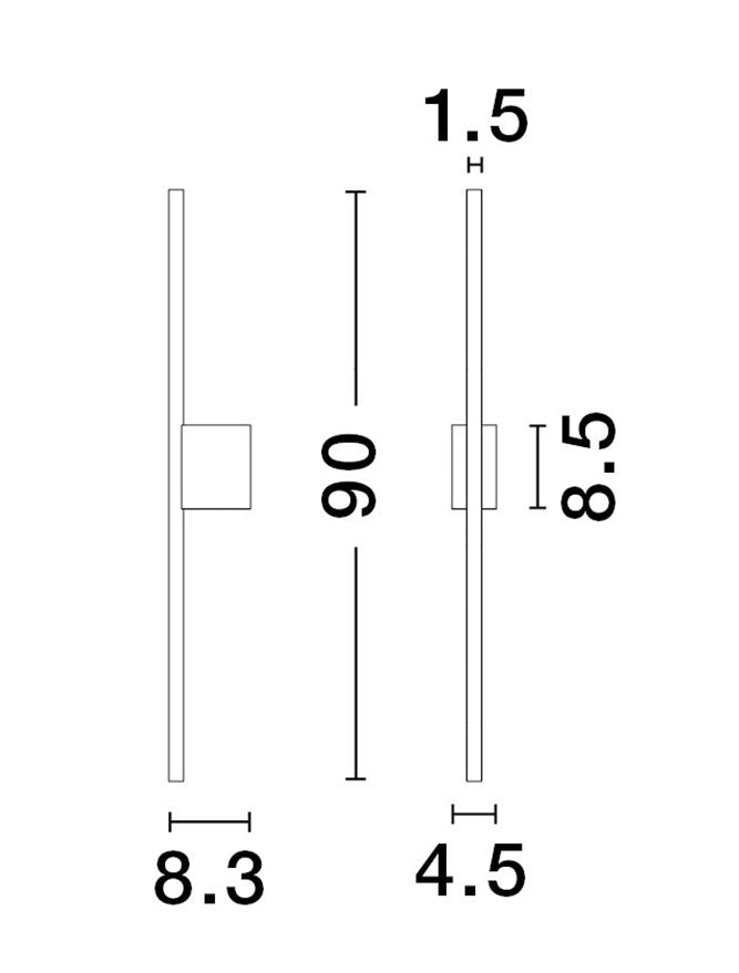 Висящо осветително тяло (пендел) TIEN 15W LED Пясъчно черен алуминий IP44