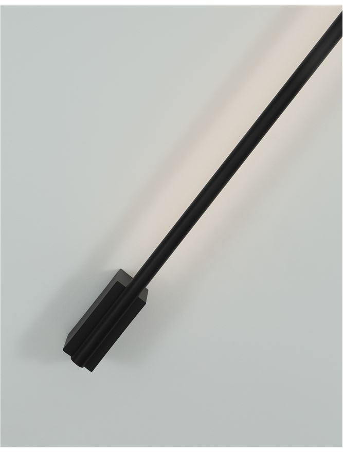 Висящо осветително тяло (пендел) GROPIUS 20W LED Пясъчно черен алуминий