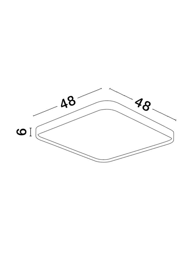 Висящо осветително тяло (пендел) ATHOS 30W LED Пясъчно черен алуминий и акрил