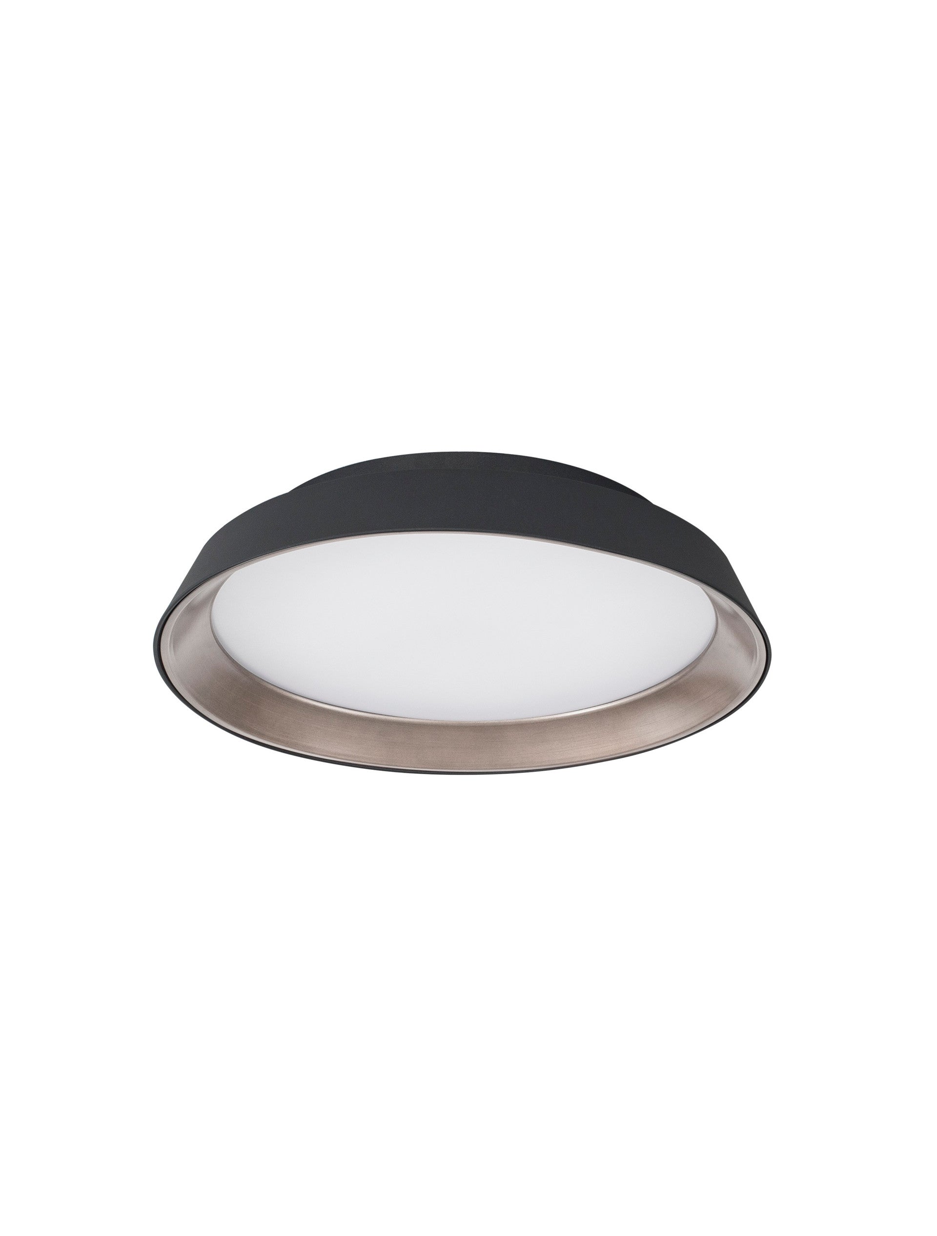 Висящо осветително тяло (пендел) VELA 30W LED Пясъчно черен алуминий кафяв акрил ⌀45 H9.5см