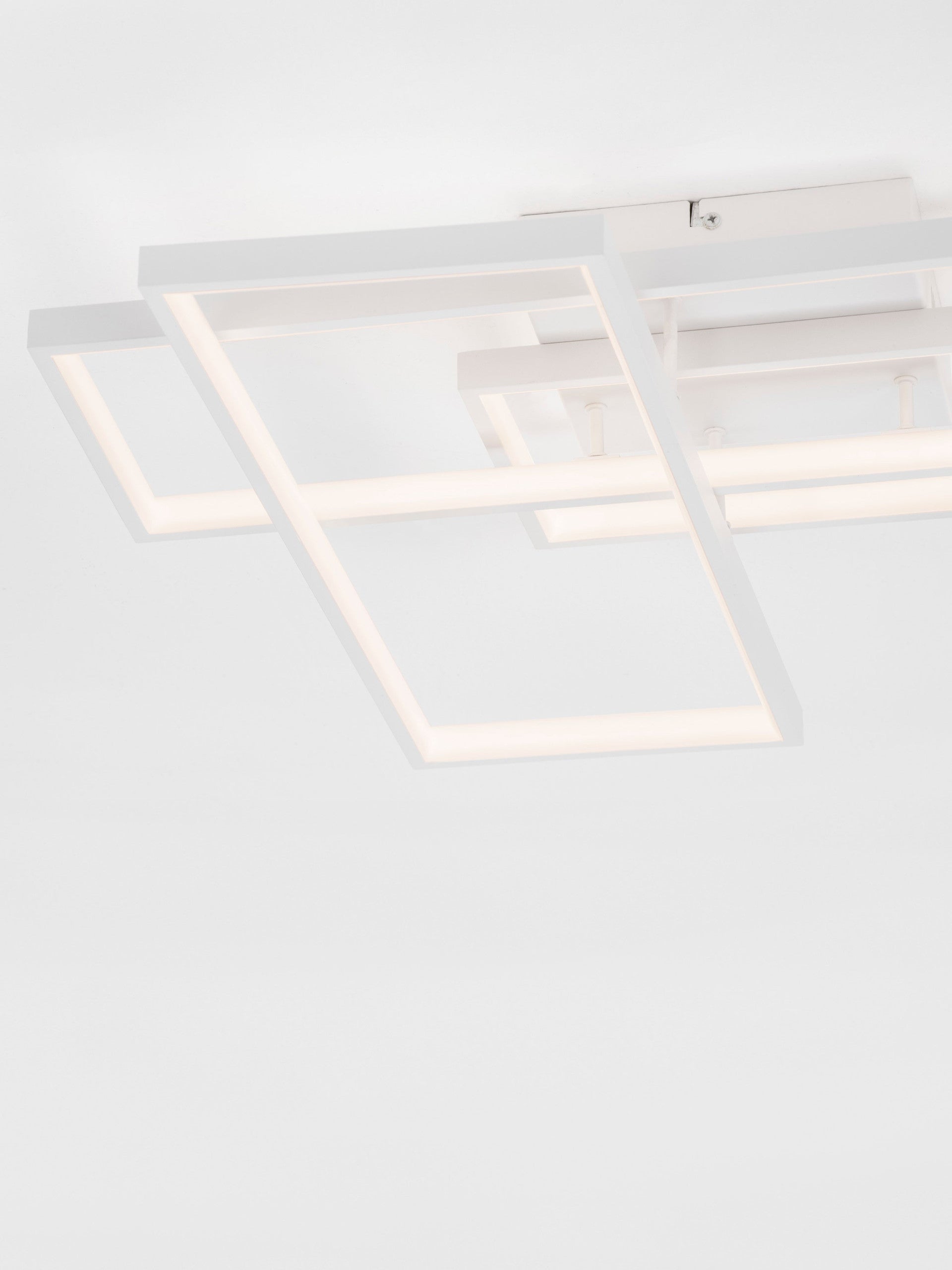 Настолна лампа ALIS 48W LED Пясъчно бял алуминий и акрил
