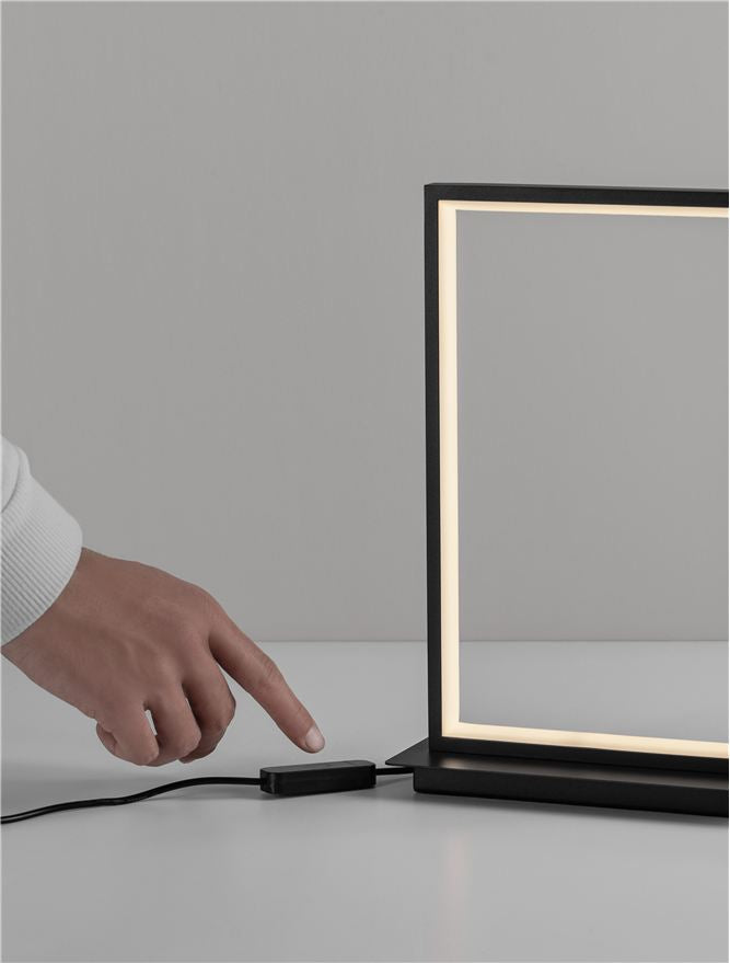 Висящо осветително тяло (пендел) ALIS 14W LED Пясъчно черен алуминий и акрил