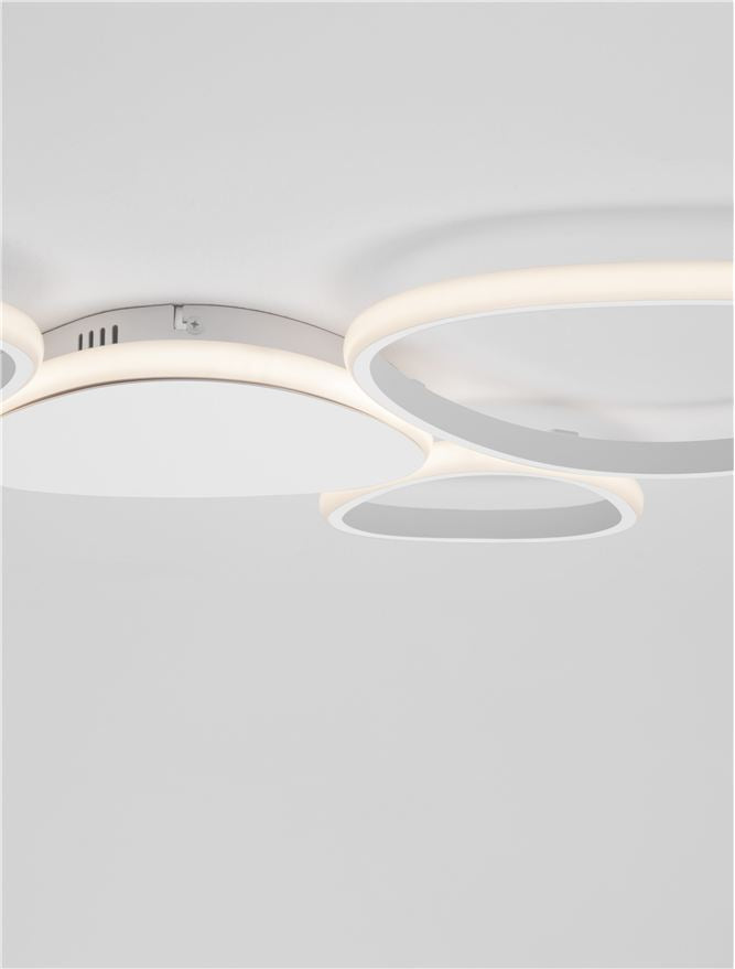 Висящо осветително тяло (пендел) ALTUS 48W LED Пясъчно бял алуминий и акрил
