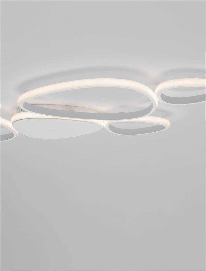Висящо осветително тяло (пендел) ALTUS 48W LED Пясъчно бял алуминий и акрил