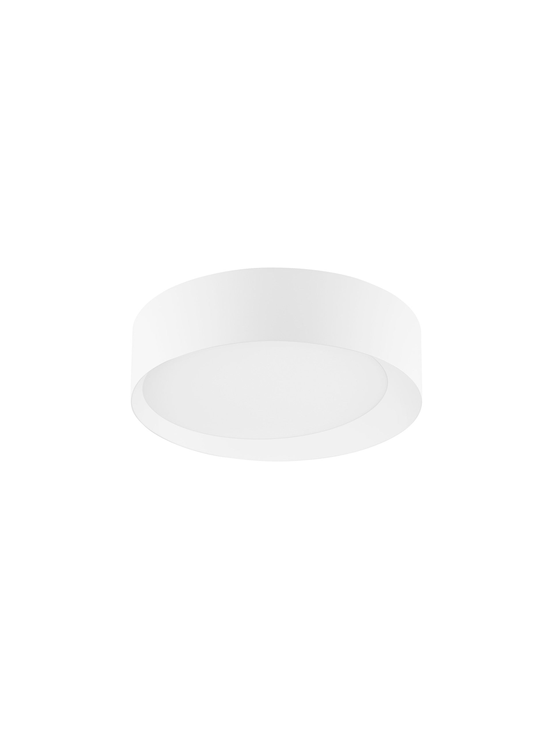 Висяща лампа OBY 30W LED, пясъчно бял алуминий и акрил, ⌀45 H12cm