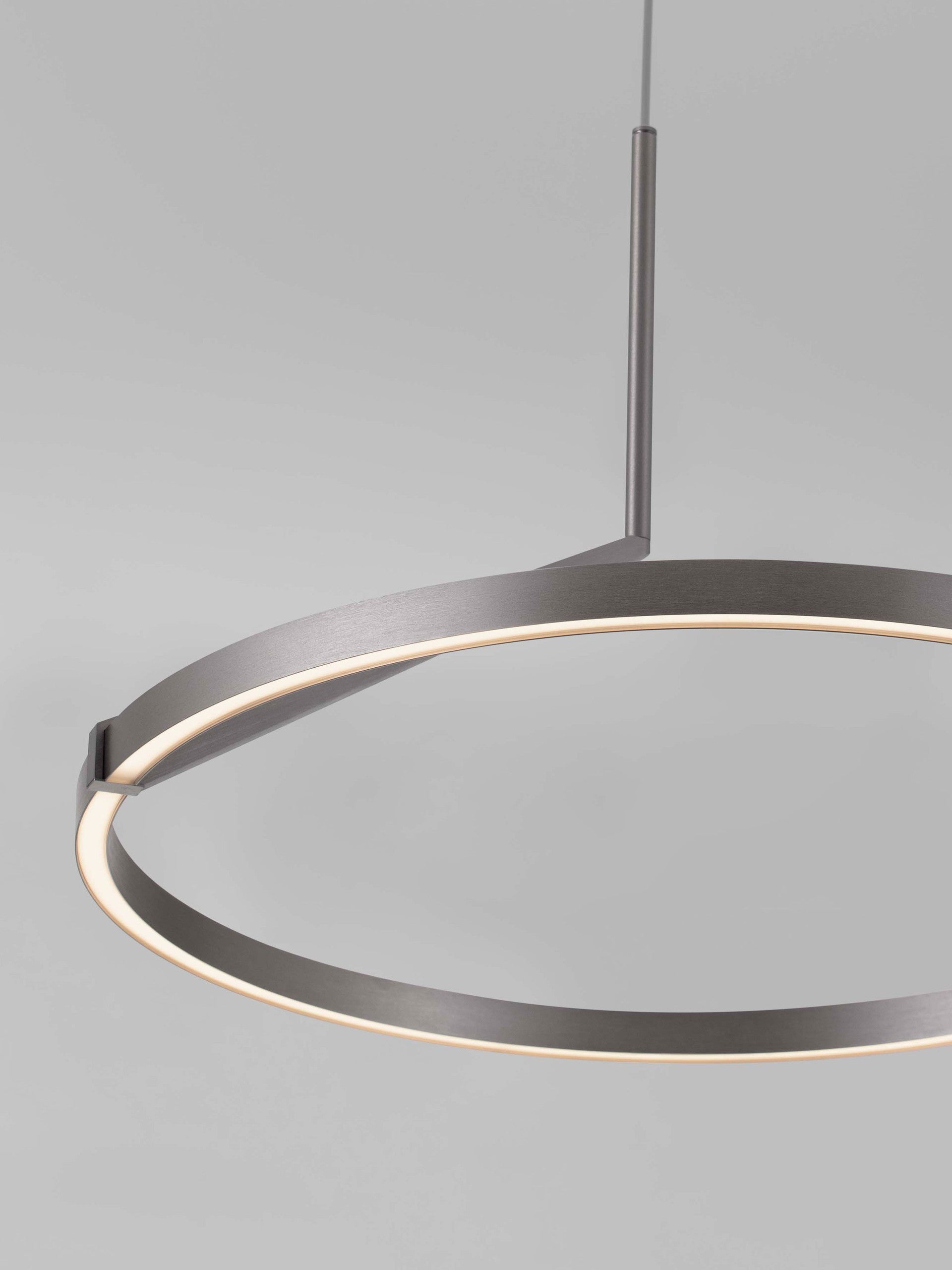 Висяща лампа TILIA LED 31W 220-240V, опушен никел, алуминий, ⌀60 H250см, нагоре и надолу
