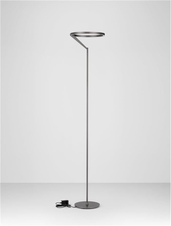 Висящо осветително тяло (пендел) TILIA LED 26W 220-240V Матиран никел алуминий ⌀33 H168см сензор